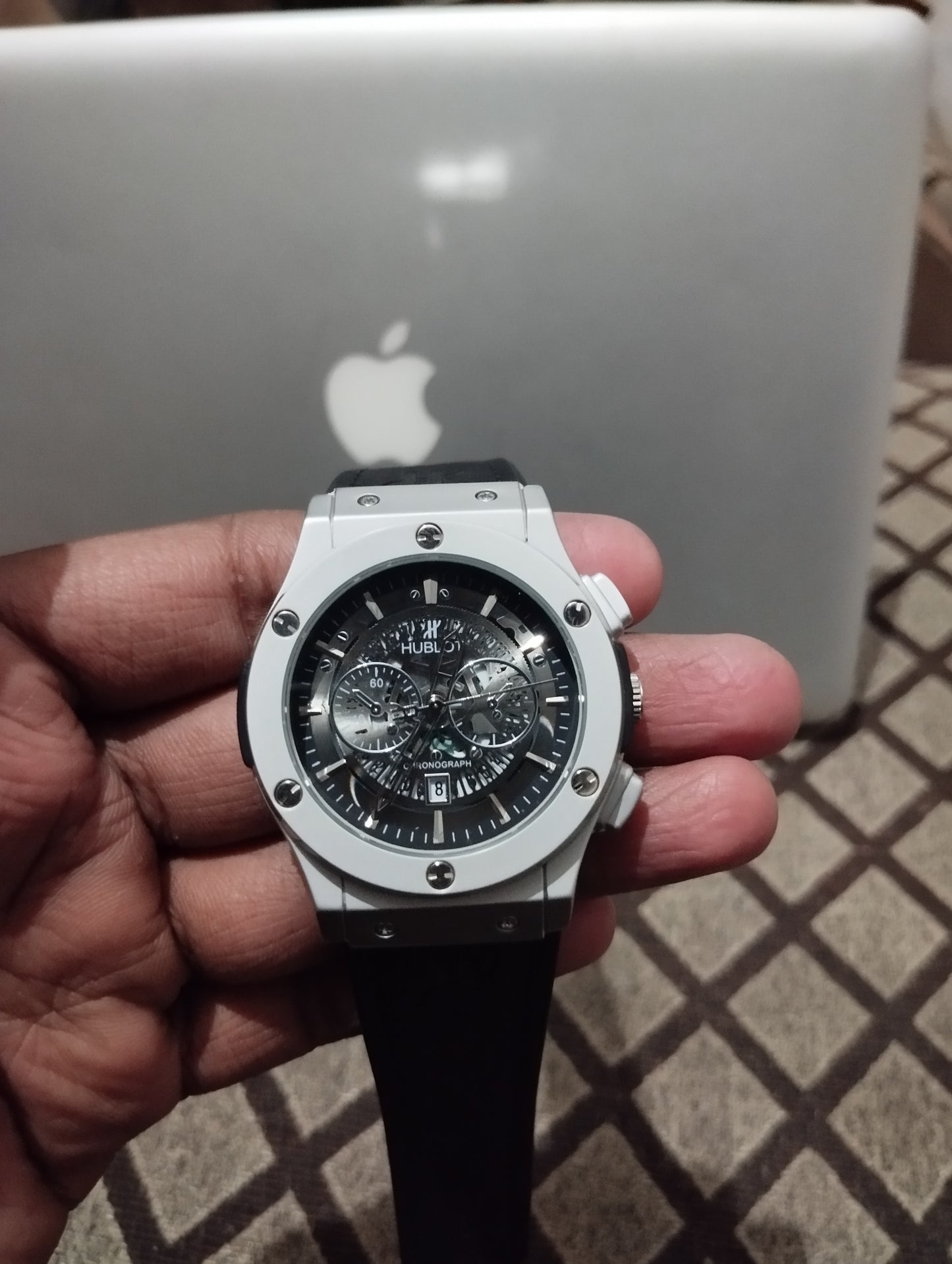 Hublot Big Bang White Ceramic Chronograph Watch