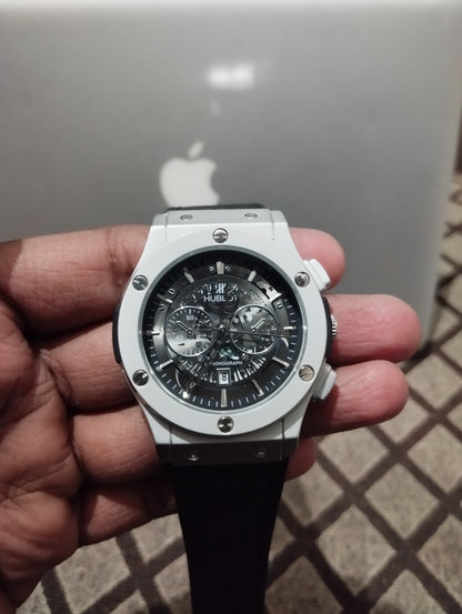 Hublot Big Bang White Ceramic Chronograph Watch